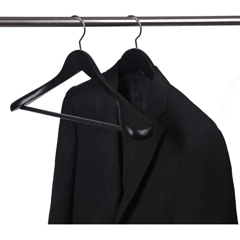 Вешалка-плечики WW_Attache CU9632М-B/LH031-B дер,перек,анат,р48-50 черная