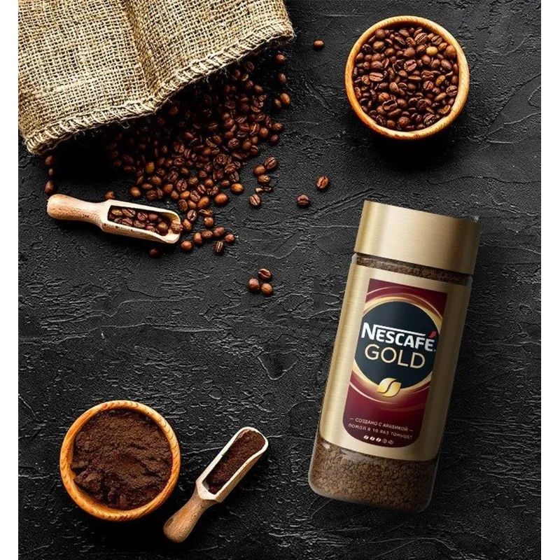 Кофе Nescafe Gold раств.субл.190г стекло