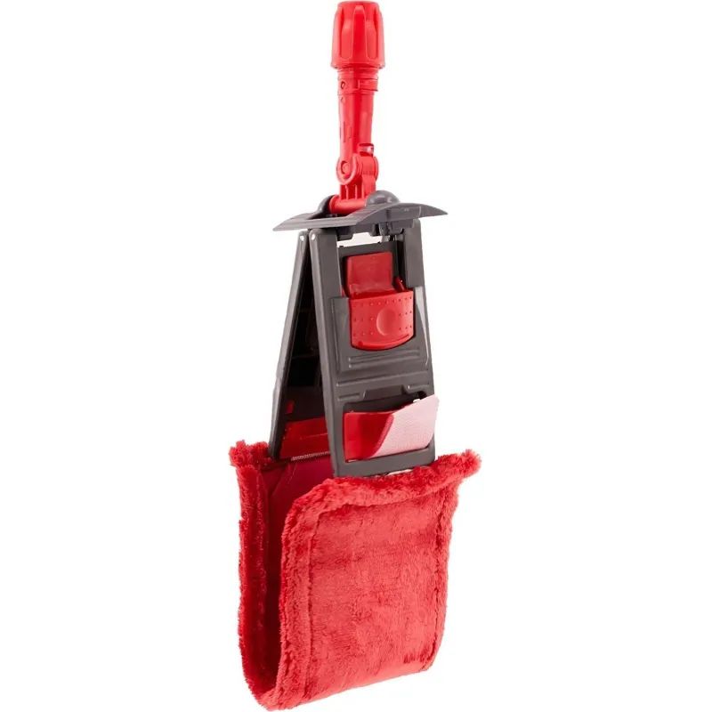 Держатель МОПа универс. пластик 40х11см т.серый/красный NPK195