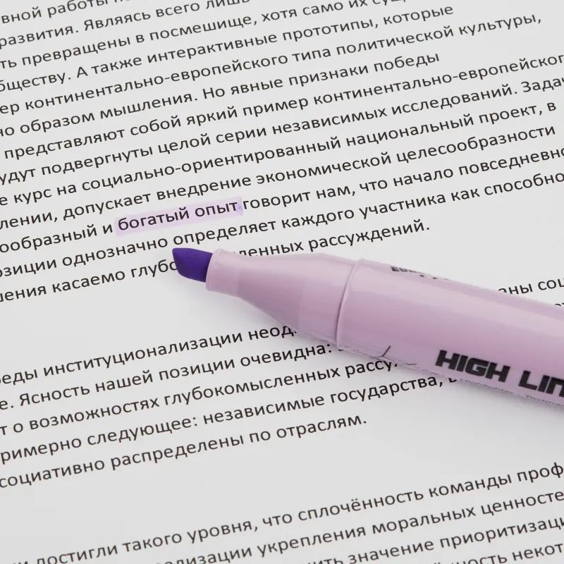 Набор текстовыделителей Kores High Liner Plus пастель 6цв.36060.01