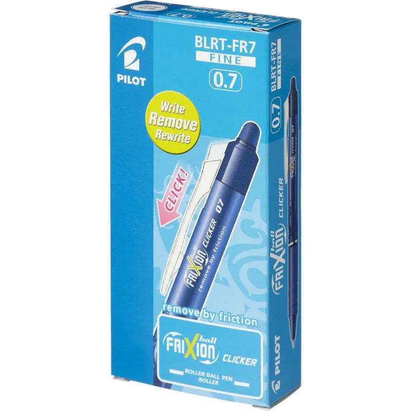 Ручка гелевая PILOT BLRT-FR7 Frixion Clicker автомат синий ст. Япония