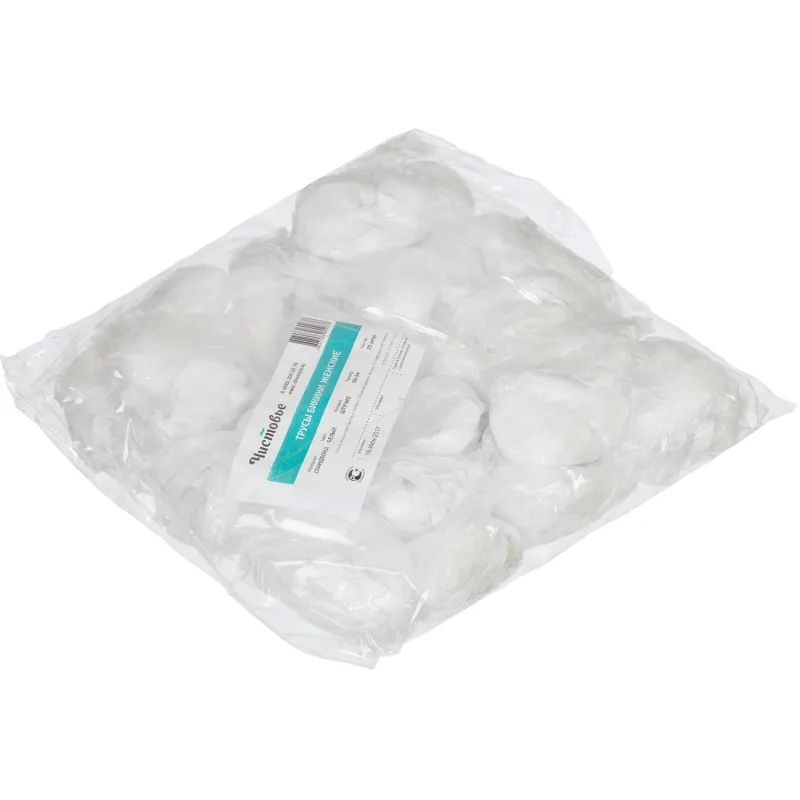 Трусы бикини женские 50-54, белые 25шт/уп.