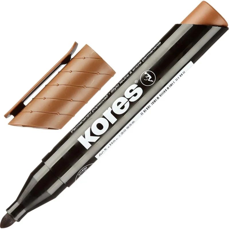 Маркер перманентный KORES набор 6 цв. 1,5-3 мм круглый наконечник &#039;20902