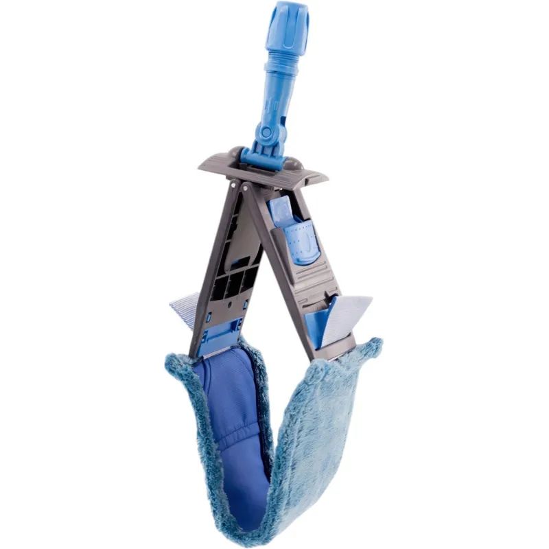 Держатель МОПа универс. пластик 40х11см т.серый/синий NPK195