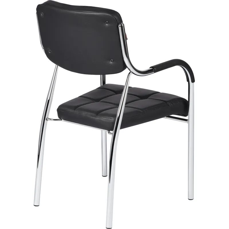 Стул BN_TQ_Стул Echair-805 VP кожзам черный, хром