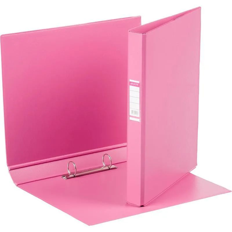 Папка на 2-х кольцах 35мм  фуксия , Россия