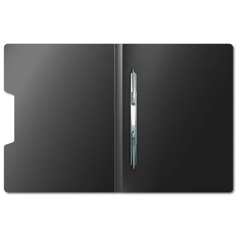 Скоросшиватель пластиковый с пруж.мех. Attache Digital, черный