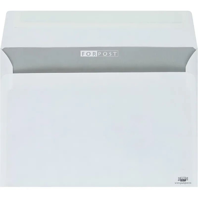 Конверт Куда-Кому С5 стрип ForPost 162х229 1000шт/кор 2804