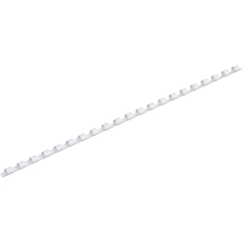 Пружины для переплета пластиковые ProfiOffice 6мм, белые 100шт/уп.