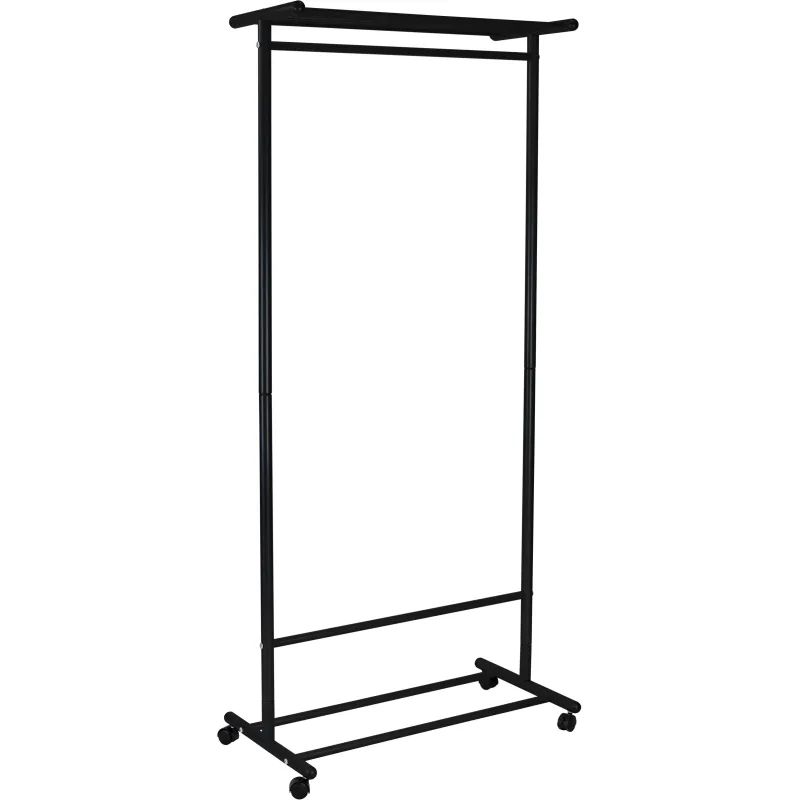 Вешалка МЕ_напольная М 9, колеса, чёрный