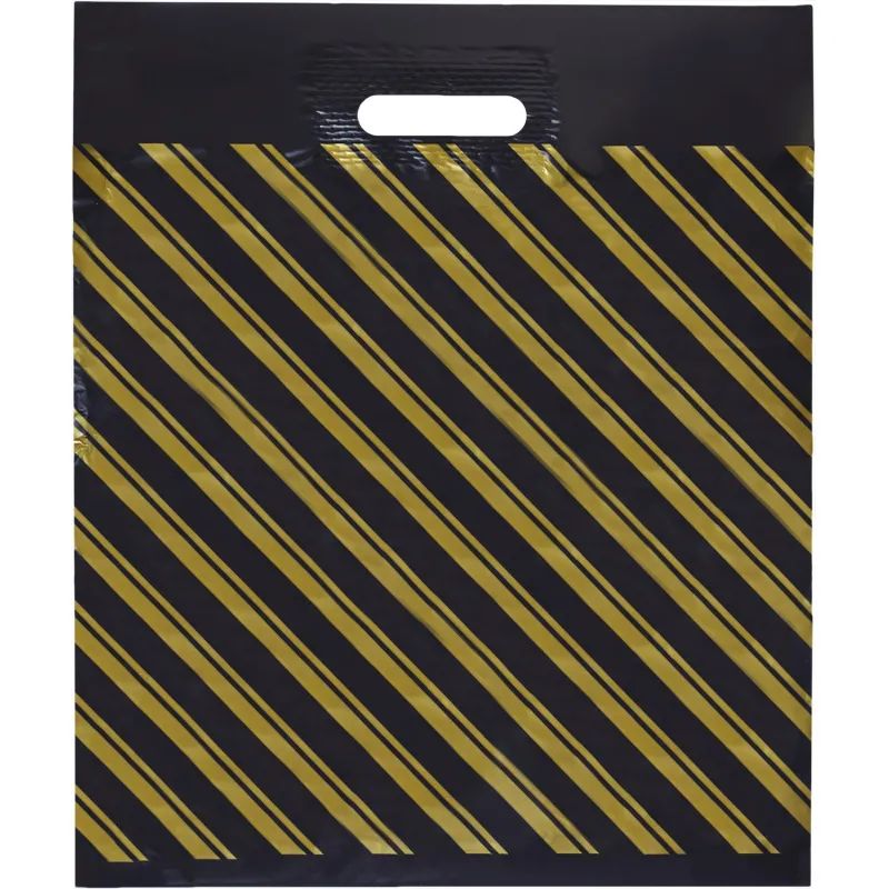 Пакет с вырубной ручкой,ПВД,40х47см,55мкм,50 шт/уп