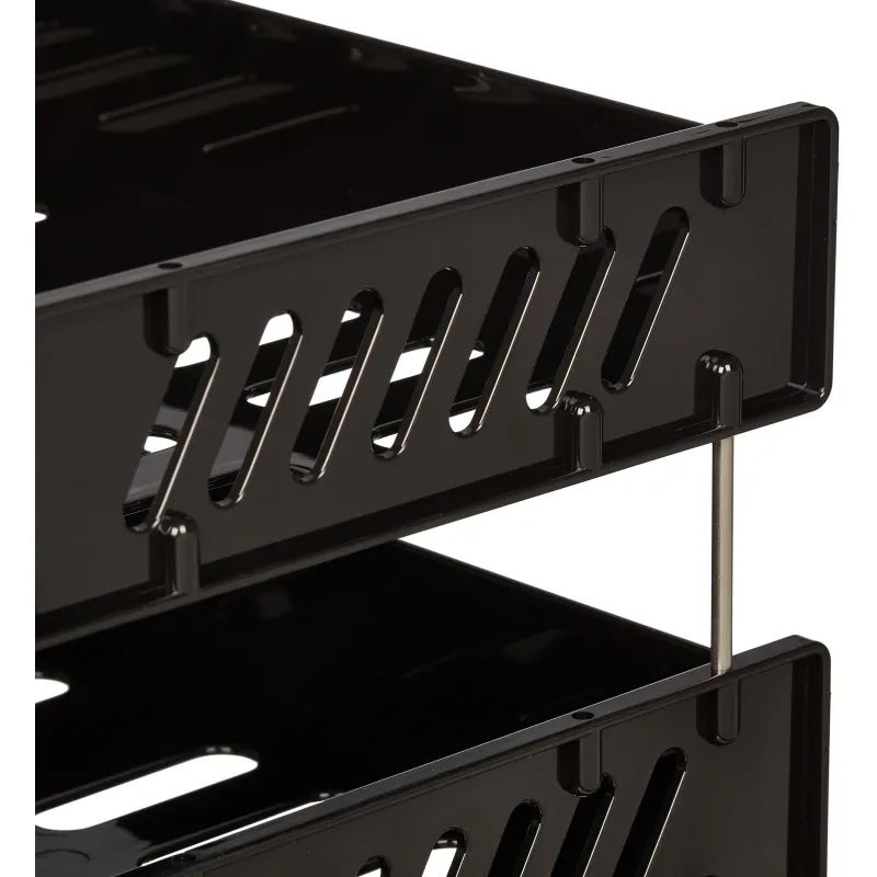 Лоток горизонтальный Стамм СИТИ наб. из 3-х горизонтальных лотков чер