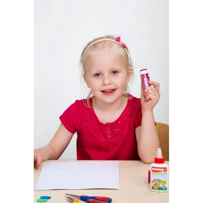 Клей-карандаш  15г KORES Chameleon (исчезающий цвет) &#039;16502