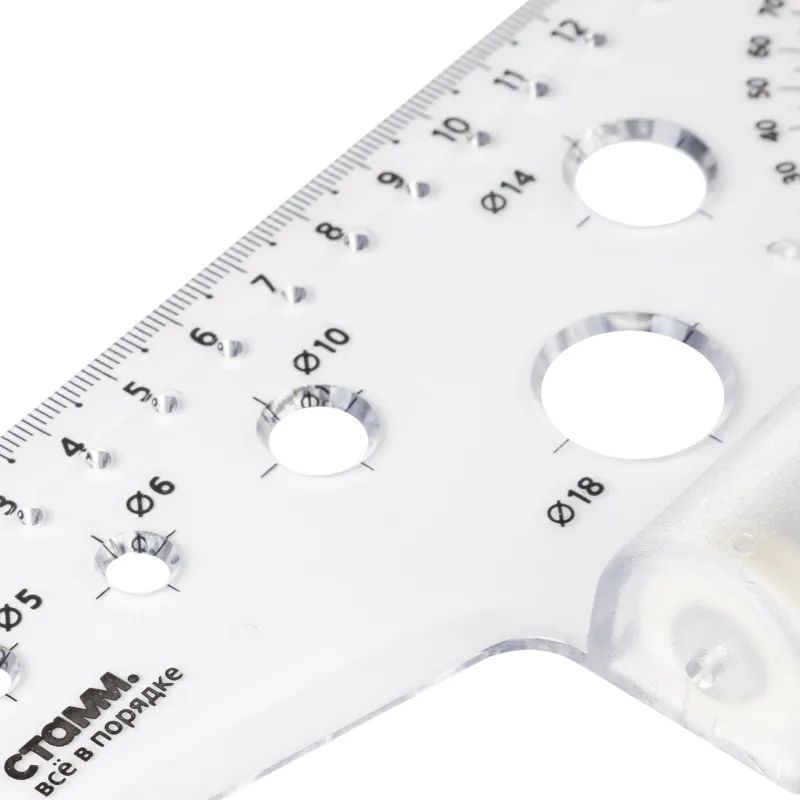 Линейка инерционная (рейсшина) 30см СТАММ &#039;ЛР25/ЛР-30478