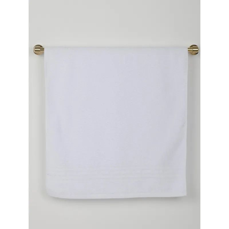 Полотенце махровое Luscan 70х130, 380 гр/м2, Ocean белый, 10 шт