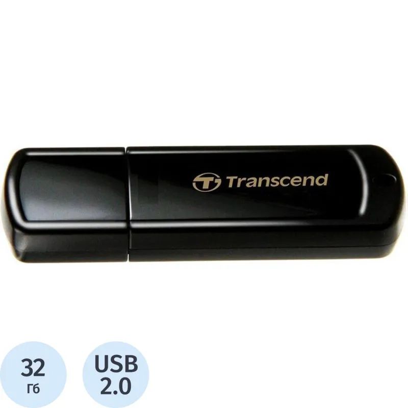 Флеш-память Transcend JetFlash 350, 32Gb, USB 2.0, чер, TS32GJF350