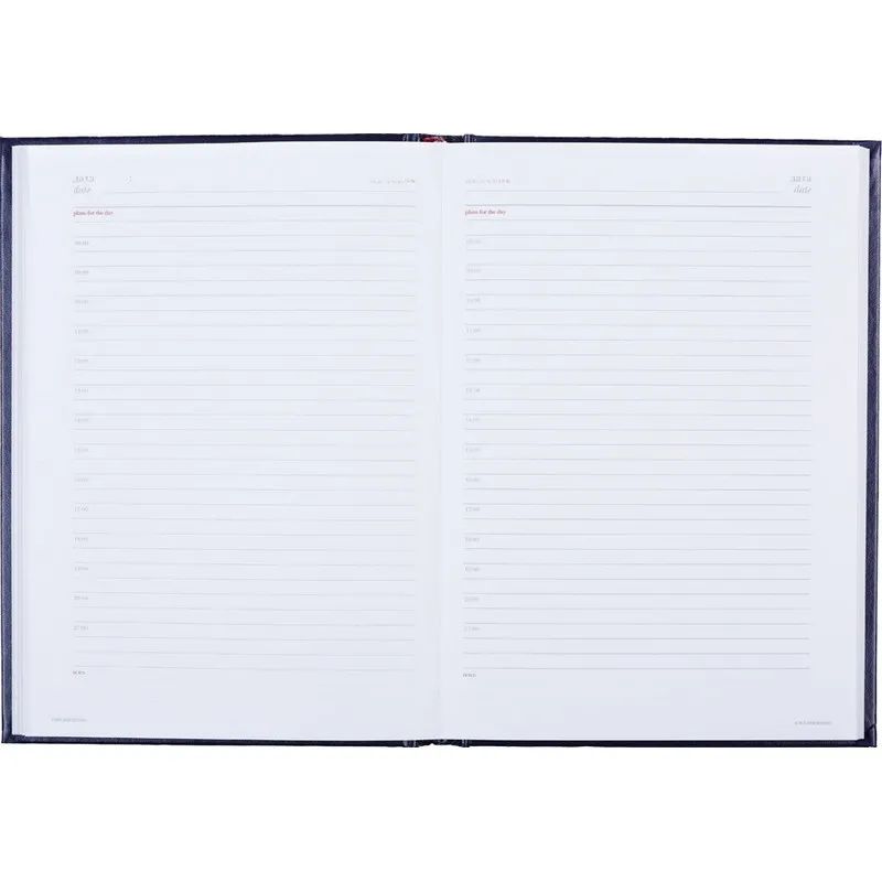 Ежедневник недатированный синий,А5,145х205мм,136л,Ideal 3-122/05