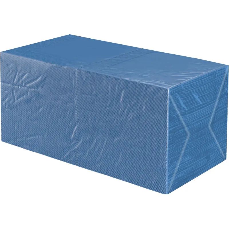 Салфетки бумажные 2 сл. 24х24 синие 250 шт./уп