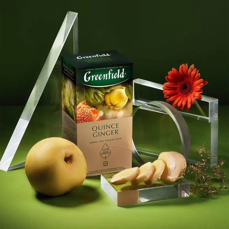 Чай Greenfield Quince Ginger зел, 25пак