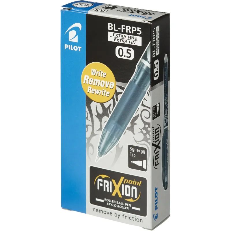 Ручка гелевая PILOT BL-FRP5 Frixion Рoint резин.манжет. 0,25мм черный