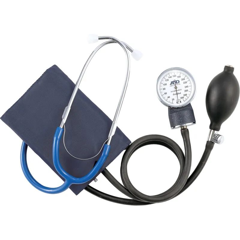 Тонометр AND UA-100 механический (встроенный стет-п) с поверкой