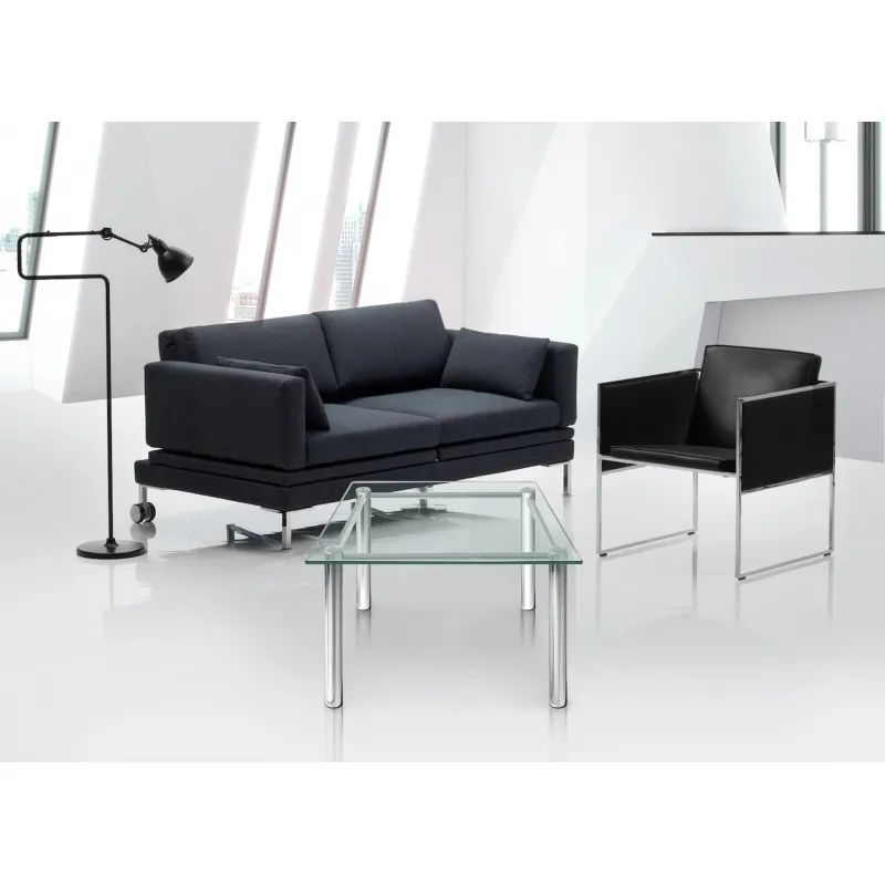 Стол журнальный KD_Гранд 2М гальванический хром