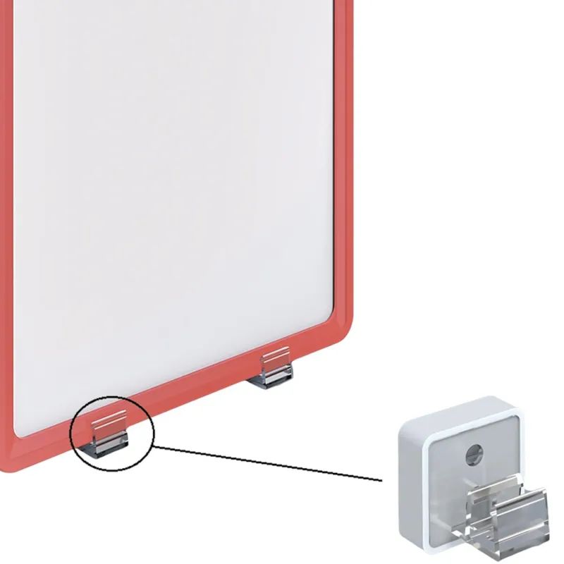 Держатель рамки под углом 0° к поверхности 10 шт/уп.  Квад