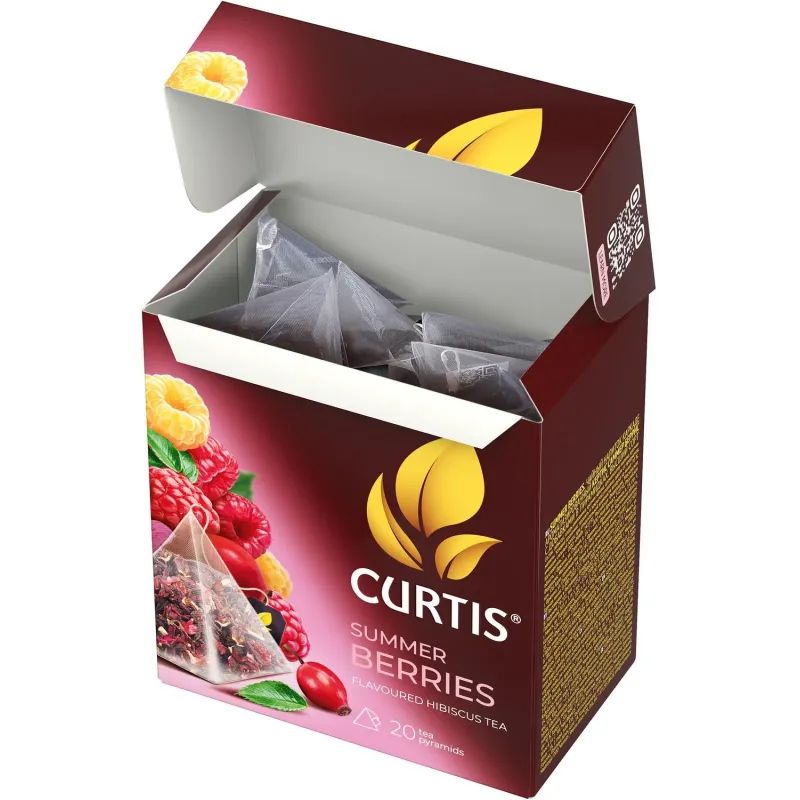 Чай Curtis Summer Berries фрукт-трав, 20 пирамидок 13789