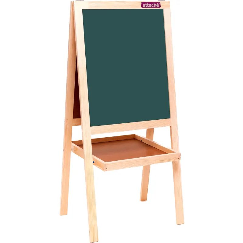 Доска-мольберт двухсторонний детский Attache Kids (магн-марк/мел)56x67см