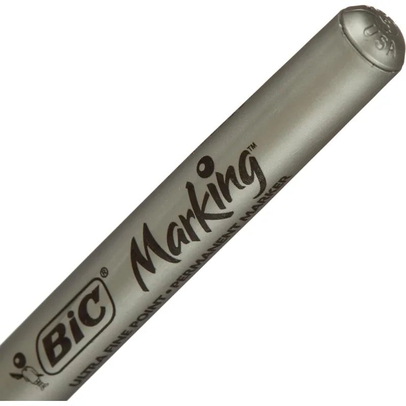 Маркер для CD BIC резиновый грип, черный, 0,7 мм.