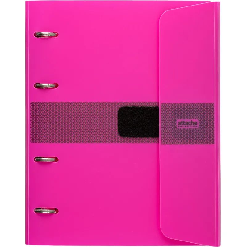 Бизнес-тетрадь со смен.блоком 120л,кл,А5, Розовый,пропилен. обл. налипучке