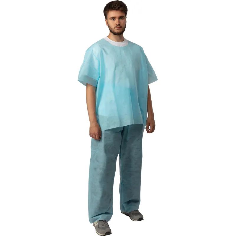 Костюм мед. хирургич.н/с (рубаш.,брюки), спанбонд р.56-58 пл.42  Гекса