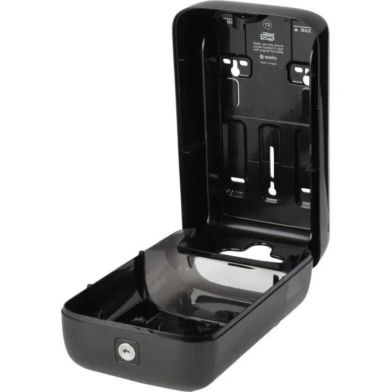Диспенсер для туалетной бумаги листовой Tork Т3 556008 черный
