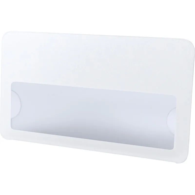 Бейдж с окном для сменной информации,  булавка, размер70x40 мм с загибушкой