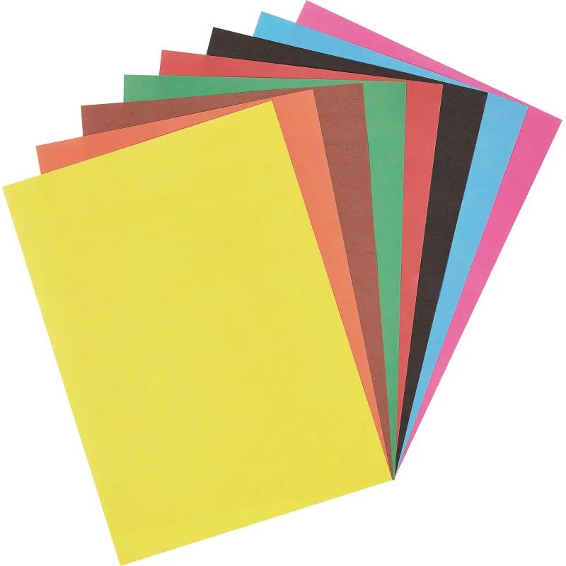 Бумага цветная №1School 8л.8цв.А4 офсет Отличник