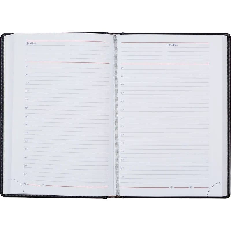 Ежедневник недатированный синий,А5,142х210мм,176л,АTTACHE Каньон