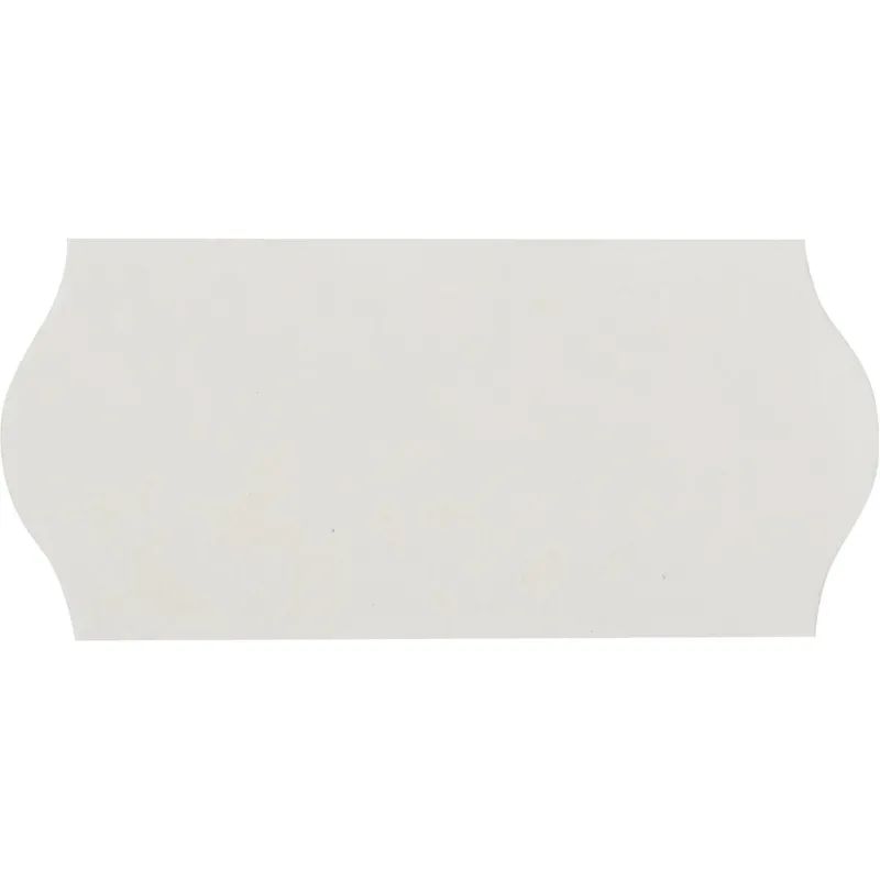 Этикет-лента 26х12 белая волна 1000шт/рул 10рул/уп