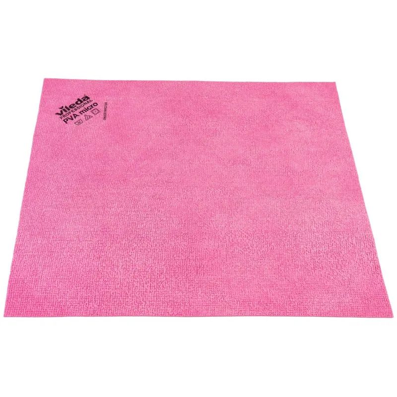 Салфетки хозяйственные Vileda ПВА Микро 35х38см красные 5шт/уп 143591