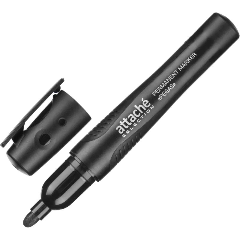 Маркер перманентный Attache Selection Pegas набор 4цв., 2-5мм
