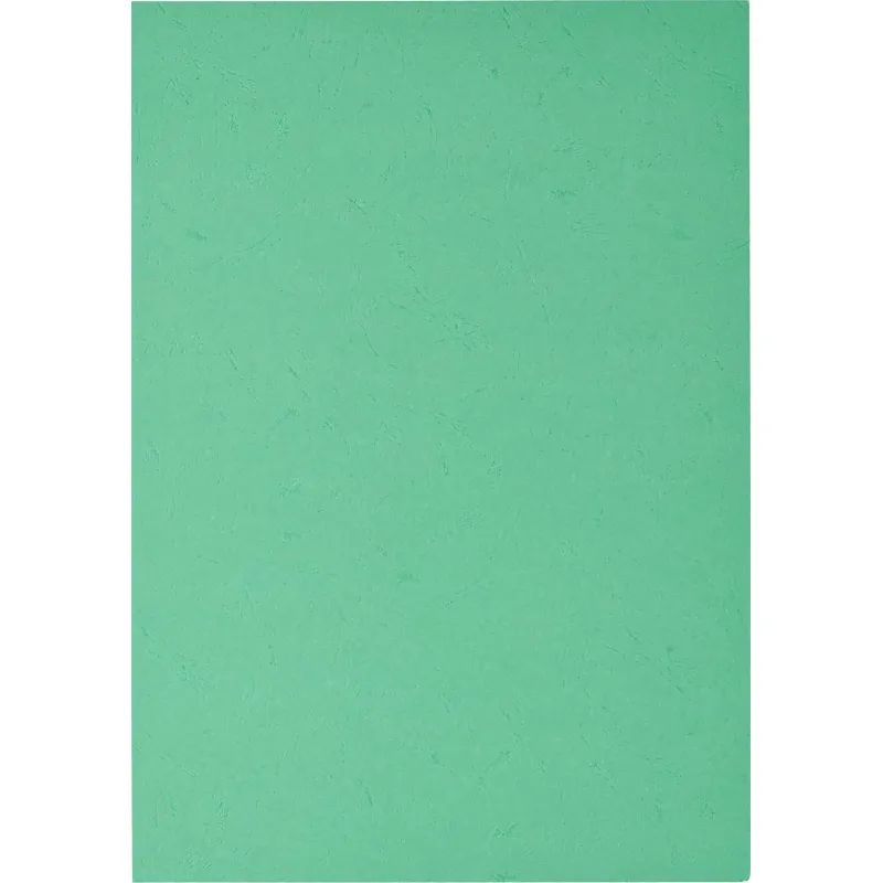 Обложки для переплета картонные Promega office зел.кожаА4,230г/м2,100шт/уп.