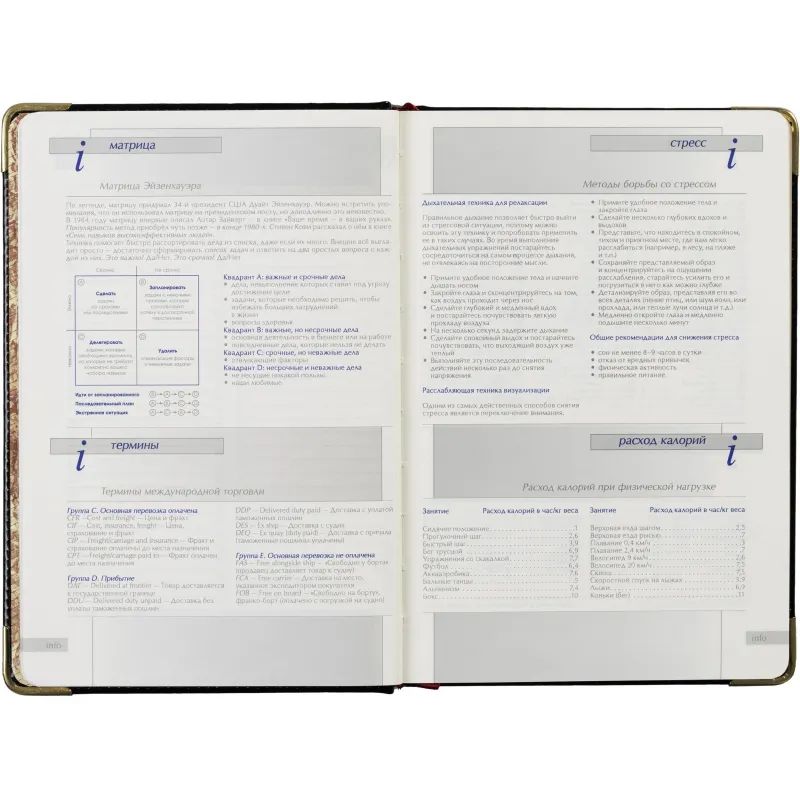 Ежедневник полудатированный черный А5 IMPERIUM 3-023/120