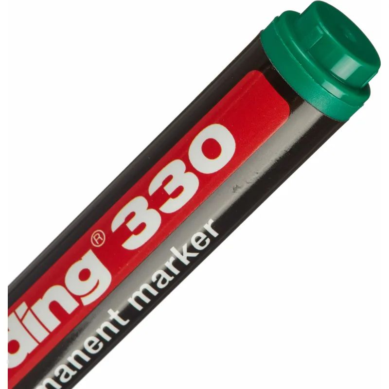 Маркер перманентный EDDING E-330/4 зеленый 1-5мм скошенный наконеч.