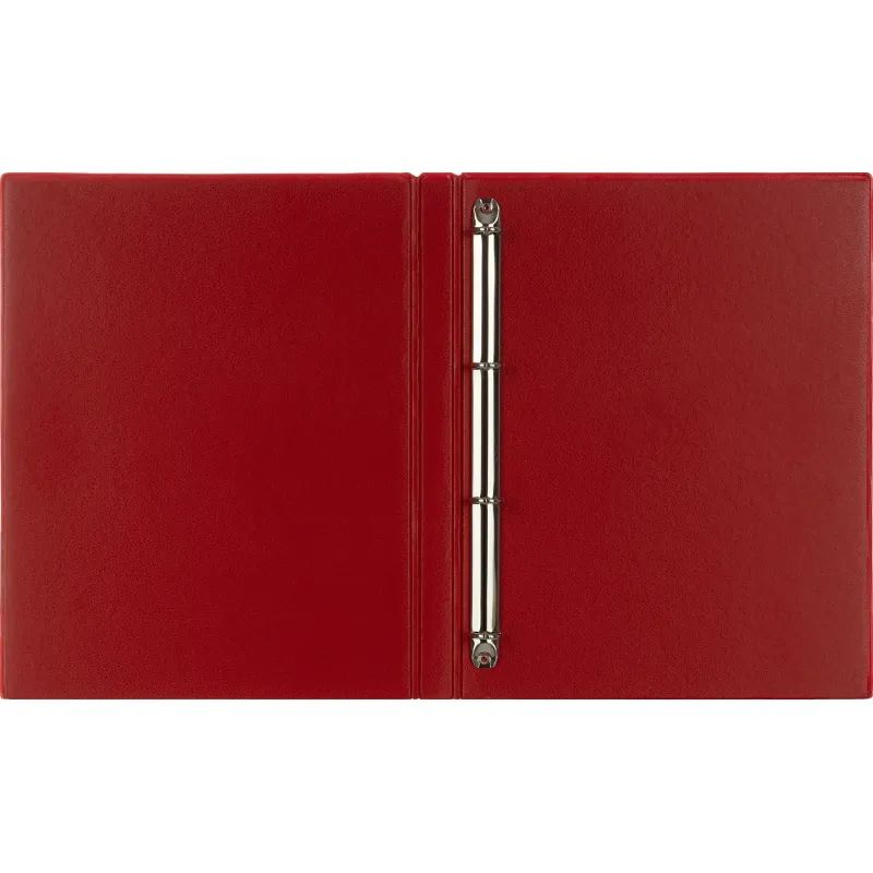 Папка на 4-х кольцах 25мм  красная Россия