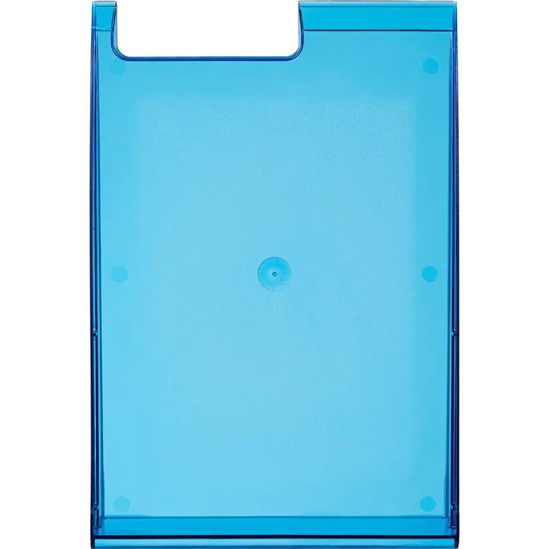 Лоток горизонтальный Attache City прозр. Синий