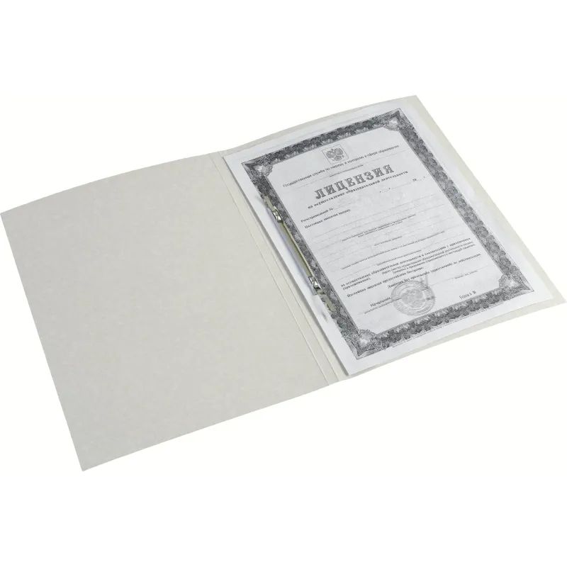 Скоросшиватель картон. ДЕЛО 400 г/м2 мелован 200шт/уп 1496211,1496180