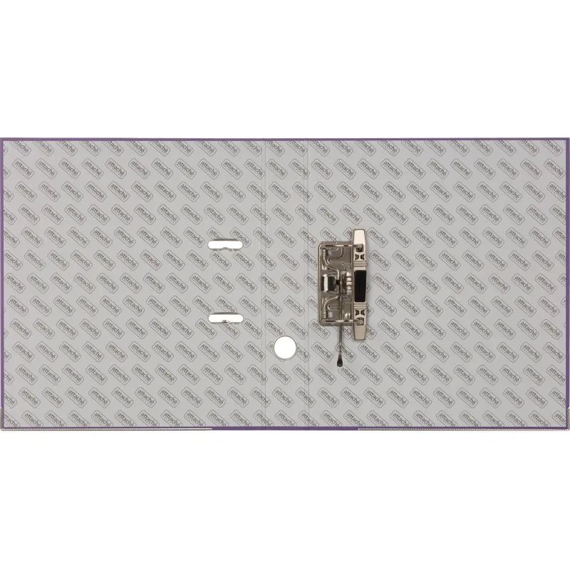 Папка-регистратор ECONOMY PLUS, 50 мм,фиол,ПБП1,карм.кор.,мет.уг