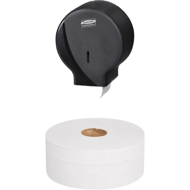 Бумага туалетная д/дисп Luscan Professional 2сл бел втор втул 170м 12рул/уп