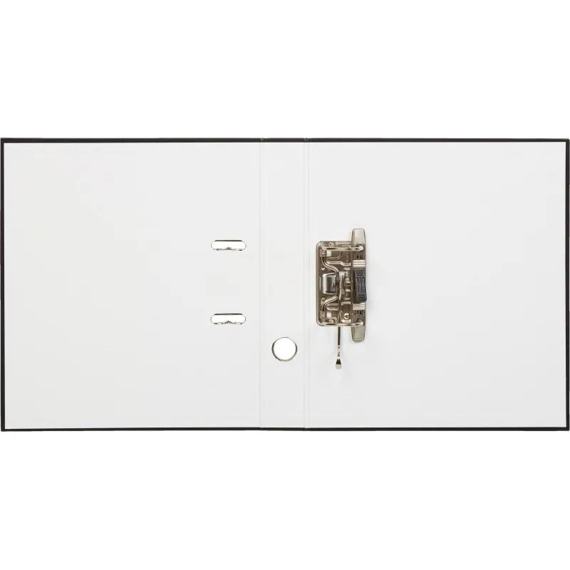 Папка-регистратор ECONOMY б/мет.уг,70мм,черный,ПБП1,карм.кор