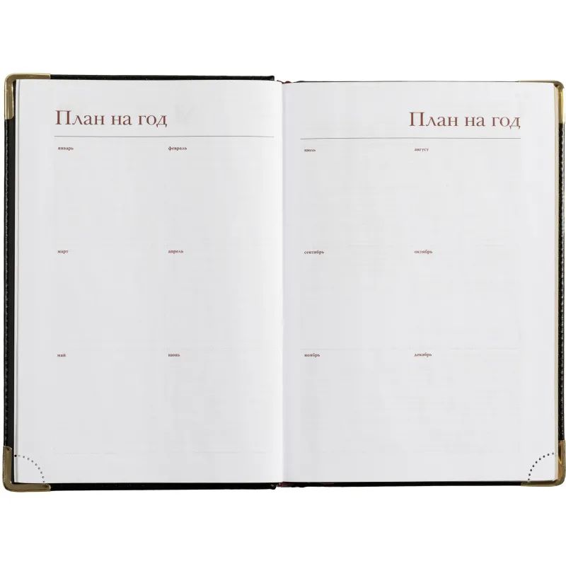 Ежедневник полудатированный А5+, 208л, BOSS черный 3-404/267