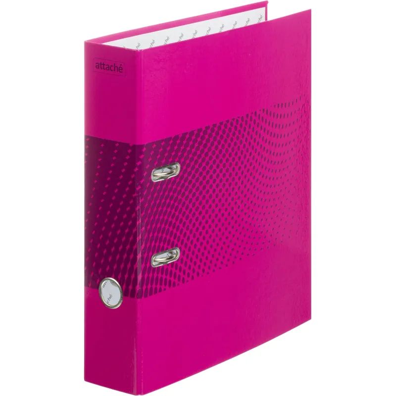 Папка-регистратор Attache Digital, розовый. лам.карт./бум.,75мм